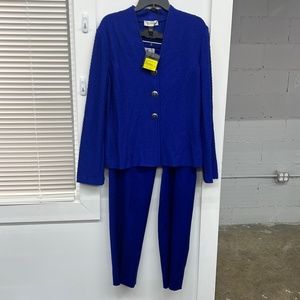 St John Collection Deep Blue Formal Jacket and Pants